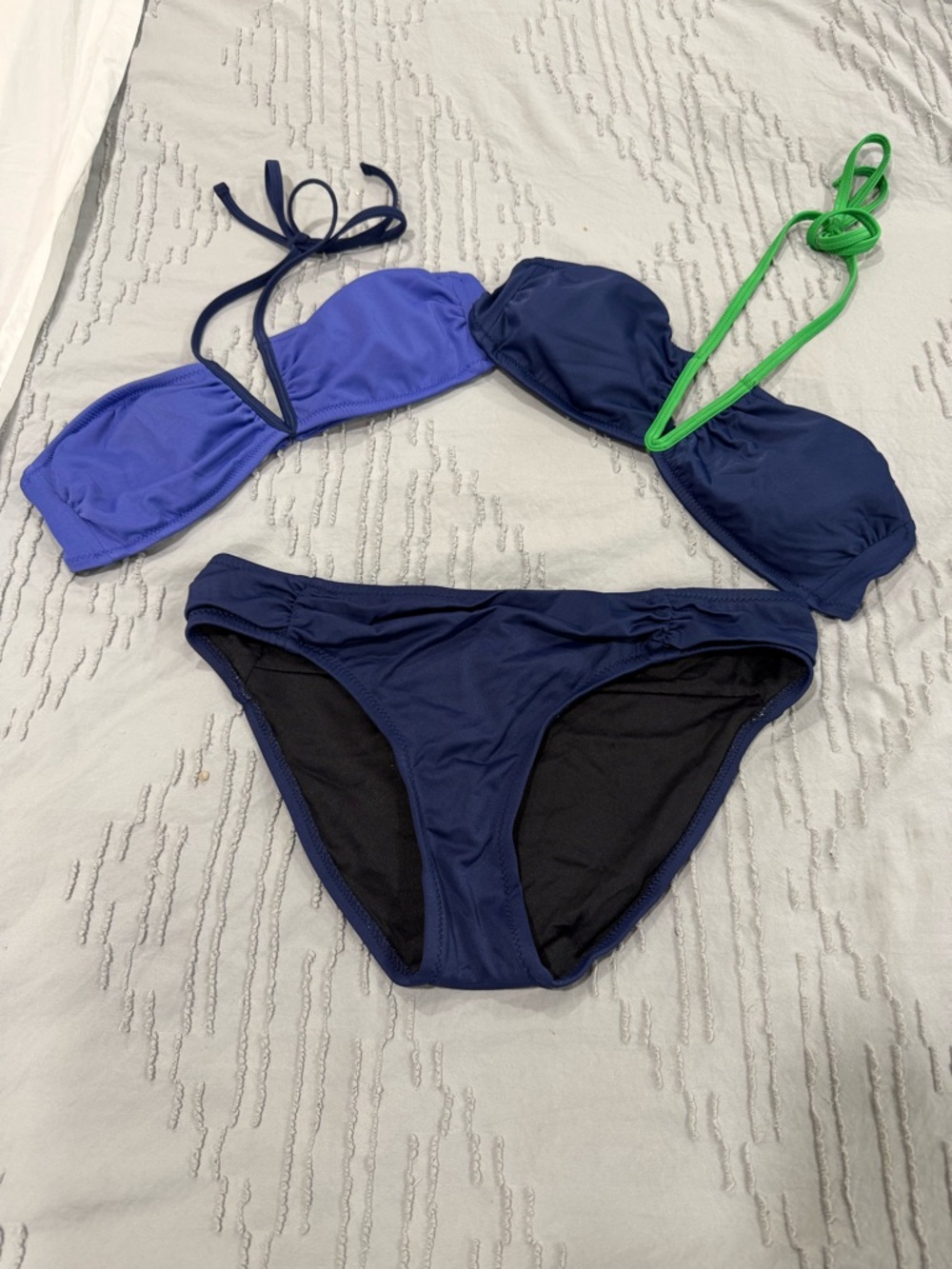 JCREW Bandeau Bikini with Classic Bottoms and Bonus Top